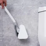 Toilet Brush Long-Handled Golf Brush Head Toilet Brush No Dead Ends Self-Opening and Closing Water-Proof Base