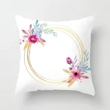 4PCS Flowers Love Home Cotton Decorative Throw Pillow Case Cushion Covers