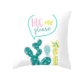 4PCS Home Cotton Decorative Fruits Printing Throw Pillow Case Cushion Covers For Sofa Couch Bed Chair