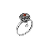 Traditional Lotus Anxiety Relief Ring And Necklace For Women With Gift Box