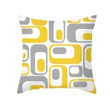 4PCS Home Cotton Decorative Slogan Pattern Throw Pillow Case Cushion Covers For Sofa Couch Bed Chair