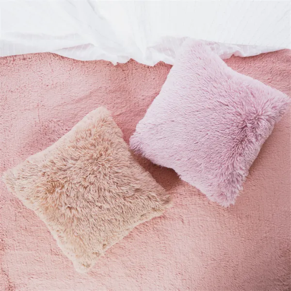 Plush Luxury Series Merino Faux Fur Throw Pillow Case Cushion Covers