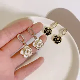 3PCS Pearl Jewelry Flower Necklace Brooch and Earrings Set Mom Gift For Mother's Day
