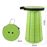 Portable Telescopic Folding Stools Collapsible Retractable Camping Fishing Hiking Stools