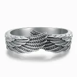 Adjustable Guardian Angel Wing Ring