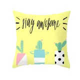 4PCS Home Cotton Decorative Fruits Printing Throw Pillow Case Cushion Covers For Sofa Couch Bed Chair