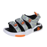 Toddler Kids Open-Toed Hollowed Out Luminous Soft Bottom Velcro Sandals Shoes