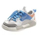 Toddler Kids Mesh Breathable Color Matching Lace-up Leisure Sneakers Shoes