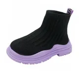 Toddler Kids Mesh Breathable Pure Color Knitting Leisure Sneakers Shoes