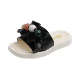 Kid Girl Open-Toed Jewellery Fold Soft Bottom Beach Summer Slippers