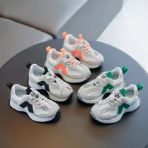 Toddler Kids Non-slip Lace-up Leisure Sneakers Shoes