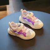 Toddler Kids Mesh Breathable Hollowed Out Velcro Leisure Soft Sole Sneakers Shoes