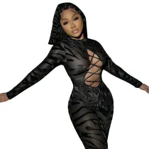 Women Long Sleeve Zipper Front Sporty Jumpsuit