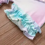 Toddler Kids Girl Two Pieces Tie Dye Halter Mini Romper