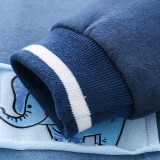 Toddler Boys Color Stitching Cute Animals Baseball Uniform Coat