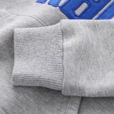 Toddler Boys Round Collar Slogan Long Sleeve Sweatshirt