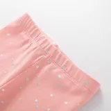Toddler Kids Girl Cartoon Running Unicorn and Stars Leggings