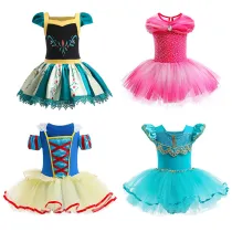Toddler Kids Girl Sequin Mesh Princss Tutu Ballet Dress
