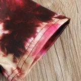 Toddler Kids Girl Two Pieces Tie Dye Short Sleeve Tops and Shorts Set