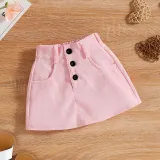 Toddler Kids Girl Two Pieces Flying Sleeve Kintting Top and Skirt Set