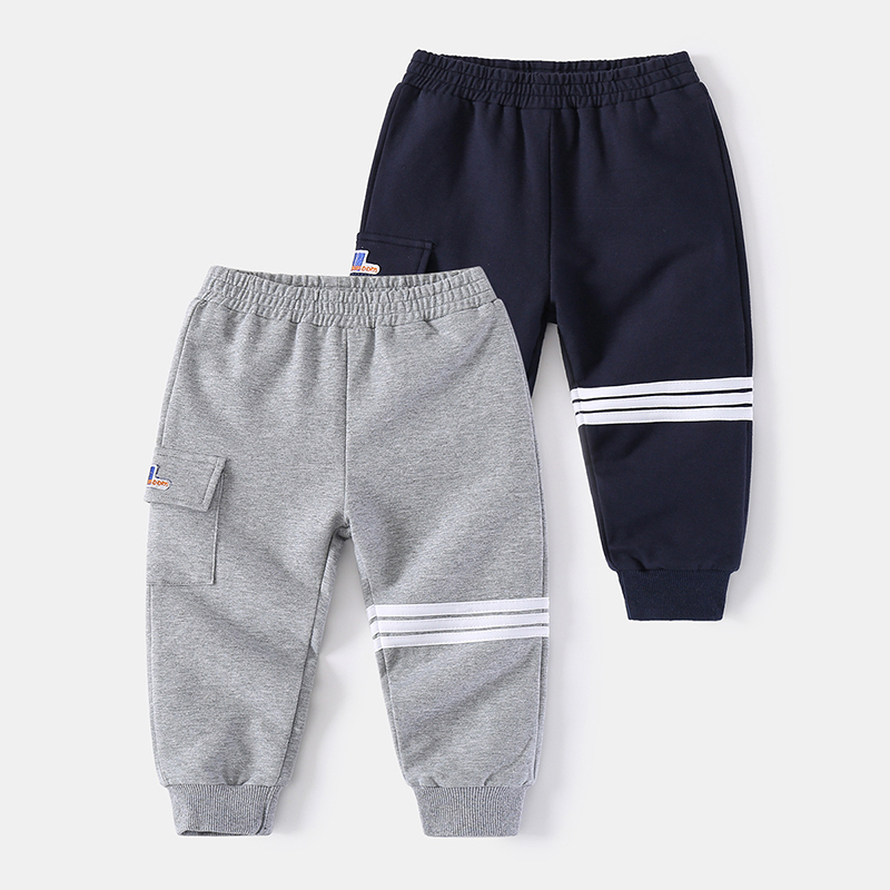 Toddler Boys Strip Pants Sporty Running Trousers