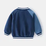 Toddler Boys Color Stitching Cute Animals Baseball Uniform Coat