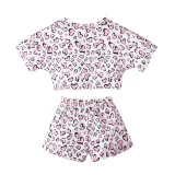 Toddler Kids Girl Two Pieces Tie Dye Short Sleeve Tank and Shorts Set