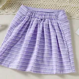 Toddler Kids Girl Two Pieces Lattice Cross Strap Top and A-Line Skirt Set