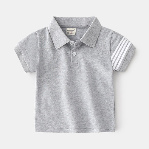 Toddler Boy Short Strip Sleeve Polo T-shirt