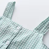 Toddler Kids Girl Two Pieces Sling Lattice Top and Shorts Set