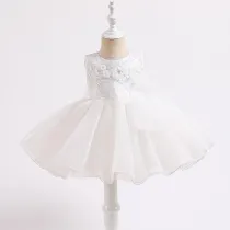 Toddler Kids Girl Sequins Embroidery Tutu A-Line Gowns Dress