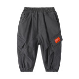 Toddler Boys Sporty Bind Feet Casual Pants