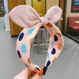 Girl Hair Accessories Bowknot Fabric Braided Headband