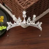Crystal Diamond Tiara Hairpin Tiara Performance Birthday Dinner Show Accessories Tiara