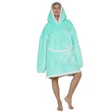 Adult Stars Wearable Oversized Sherpa Blanket Hoodie Sweatshirt Super Soft Warm Plush Hooded Blanket