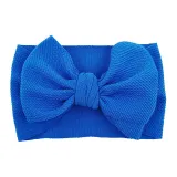 Pure Color Wide Bowknot HairBand Headpiece Toothed Antiskid Hair Band Hair Clasp