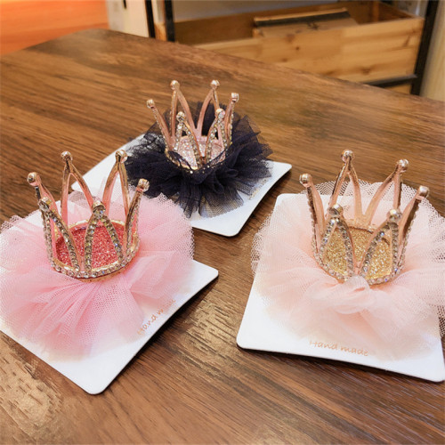 Crown Gauze Princess Headpiece Hair Clip