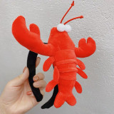 Cute Cartoon Goldfish Crab Headband Handmade Headdress