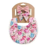 Baby Saliva Towel Decorative Pattern Suit Headpiece Toothed Antiskid Hair Band Hair Clasp