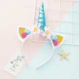 Unicorn Headpiece Toothed Antiskid Hair Band Hair Clasp
