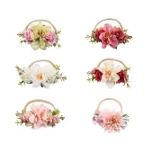 Baby Flower Headgear HairBand Headpiece Toothed Antiskid Hair Band Hair Clasp
