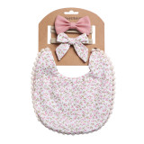 Baby Saliva Towel Decorative Pattern Suit Headpiece Toothed Antiskid Hair Band Hair Clasp