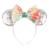 Candy Sequin Bowknot Headpiece Toothed Antiskid Hair Band Hair Clasp
