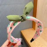Girl Hair Accessories Bowknot Fabric Braided Headband