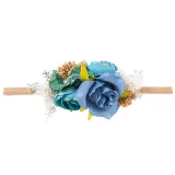 Baby Roses Flower Headgear HairBand Headpiece Toothed Antiskid Hair Band Hair Clasp