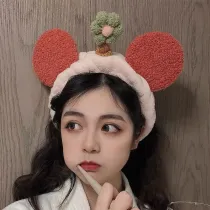 Cute Cartoon Plush Ear Handmade Headband