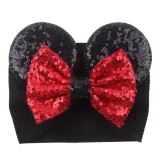 Christmas Sequins Hair Band Bowknot Headpiece Toothed Antiskid Hair Band Hair Clasp