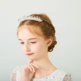 Crystal Diamond Crown Tiara Birthday Dinner Show Accessories Tiara