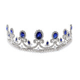 Gem Diamond Silver Crown Tiara Birthday Dinner Show Accessories Tiara
