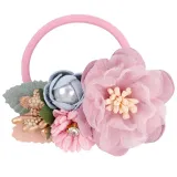 Pearl Flowers Rubber Band Princess Headpiece Hair Clip